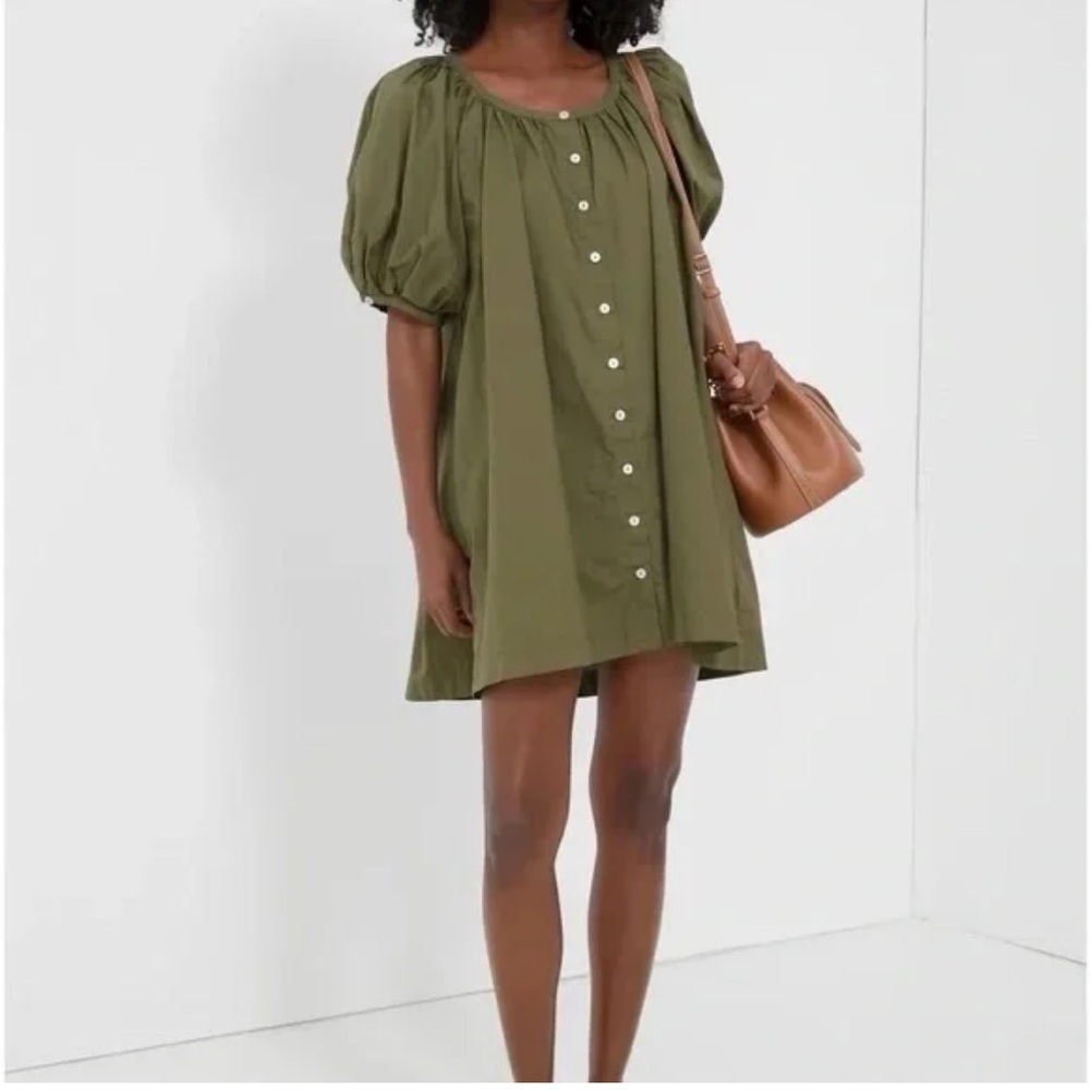 Tuckernuck Olive Green Mini Dress